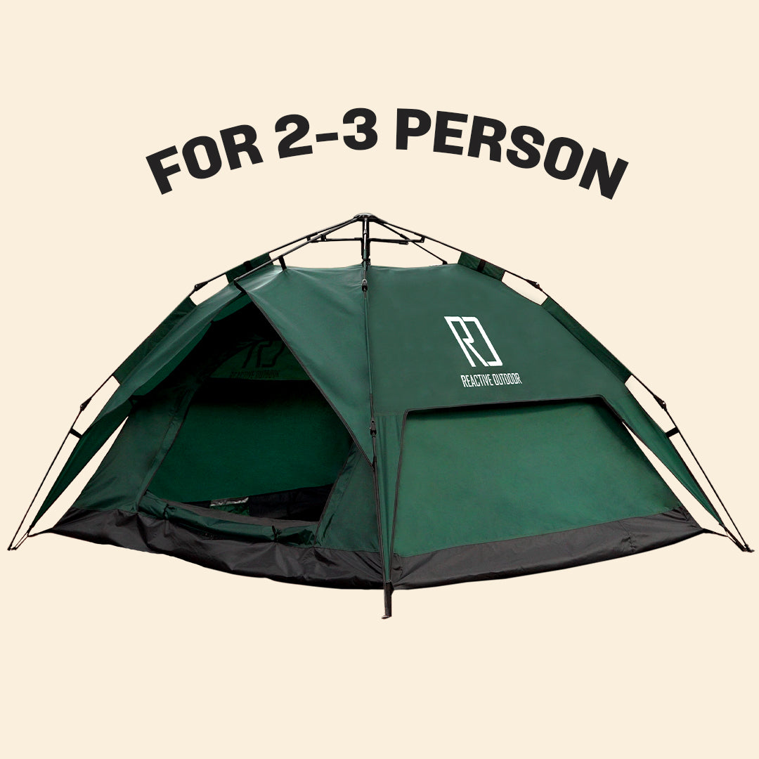 Instant Pop Up Camping Tent Family 2 4 Person Auto Tent Waterproof Reactive Outdoor