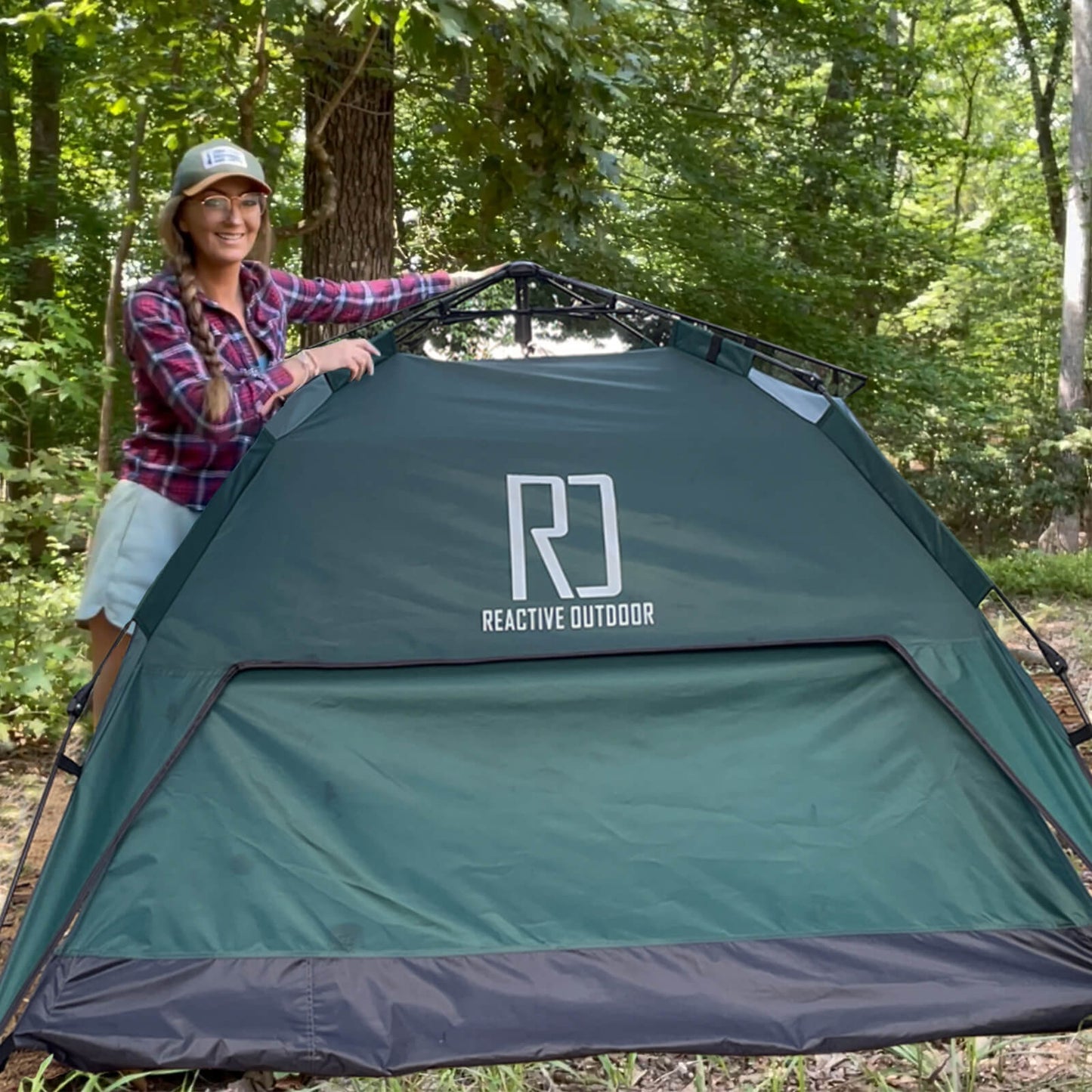 Small-Sized 3 Secs Tent + FREE Camping Tarp (For 1-2 Person, US).