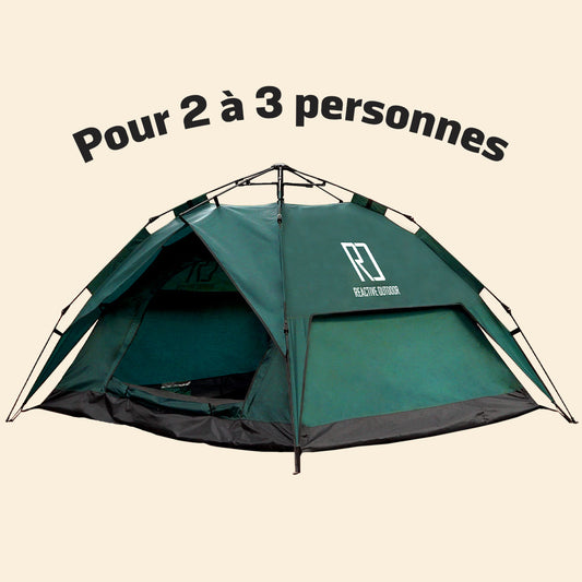 Tente 3 Secs Tent de grande taille (Pour 2 á 3 personnes).