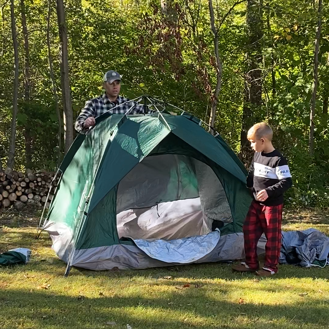 Pop up camping tent hot sale
